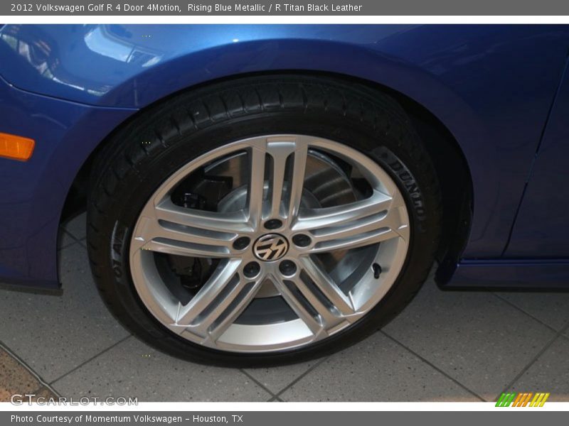 Rising Blue Metallic / R Titan Black Leather 2012 Volkswagen Golf R 4 Door 4Motion
