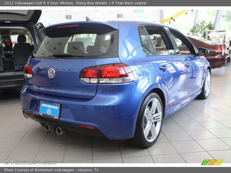 Rising Blue Metallic / R Titan Black Leather 2012 Volkswagen Golf R 4 Door 4Motion