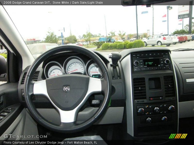 Stone White / Dark Slate/Light Shale 2008 Dodge Grand Caravan SXT