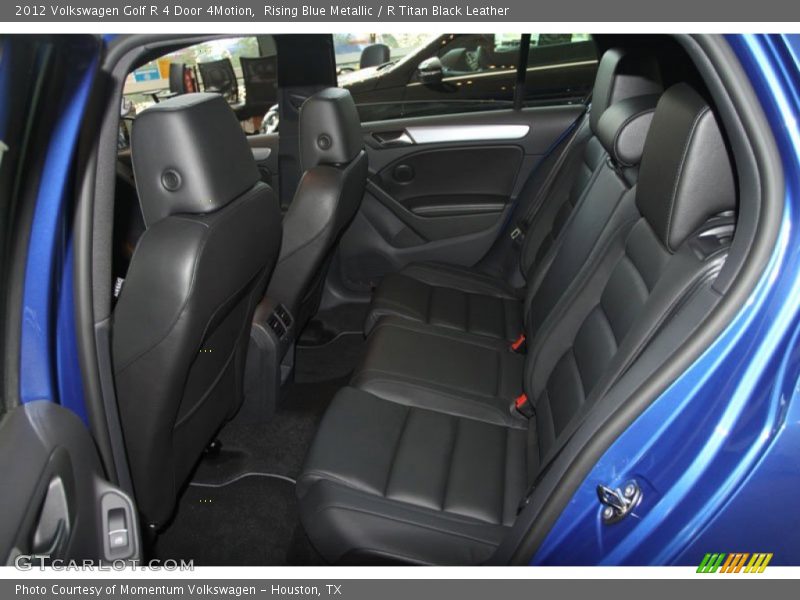 Rising Blue Metallic / R Titan Black Leather 2012 Volkswagen Golf R 4 Door 4Motion