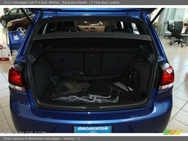 Rising Blue Metallic / R Titan Black Leather 2012 Volkswagen Golf R 4 Door 4Motion