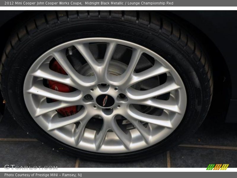 Midnight Black Metallic / Lounge Championship Red 2012 Mini Cooper John Cooper Works Coupe