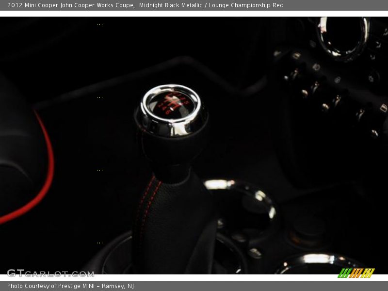 Midnight Black Metallic / Lounge Championship Red 2012 Mini Cooper John Cooper Works Coupe