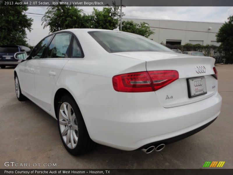 Ibis White / Velvet Beige/Black 2013 Audi A4 2.0T Sedan