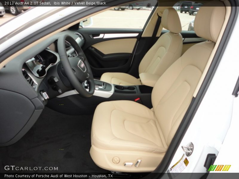 Front Seat of 2013 A4 2.0T Sedan