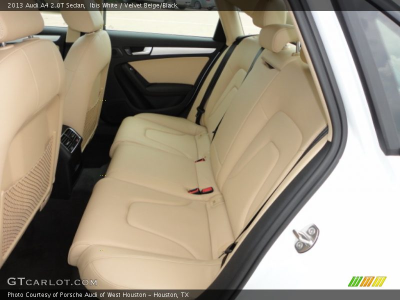 Rear Seat of 2013 A4 2.0T Sedan