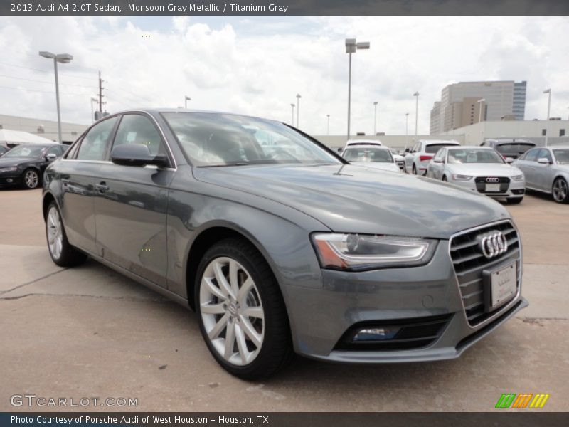 Monsoon Gray Metallic / Titanium Gray 2013 Audi A4 2.0T Sedan