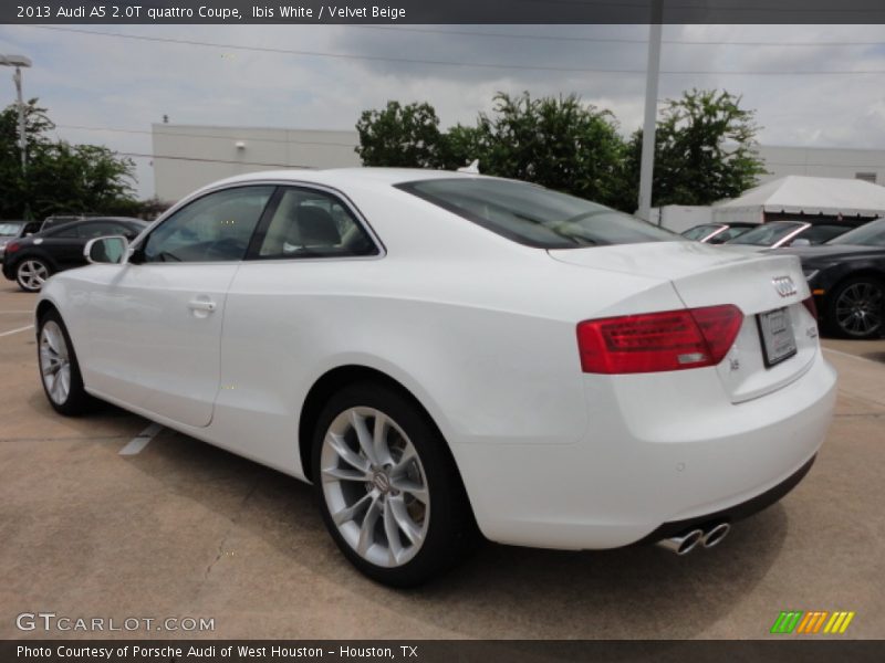 Ibis White / Velvet Beige 2013 Audi A5 2.0T quattro Coupe