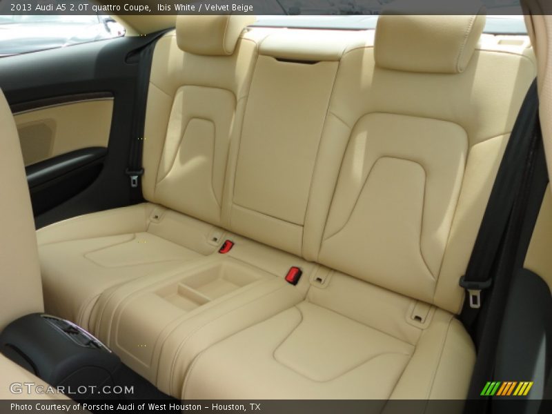 Rear Seat of 2013 A5 2.0T quattro Coupe