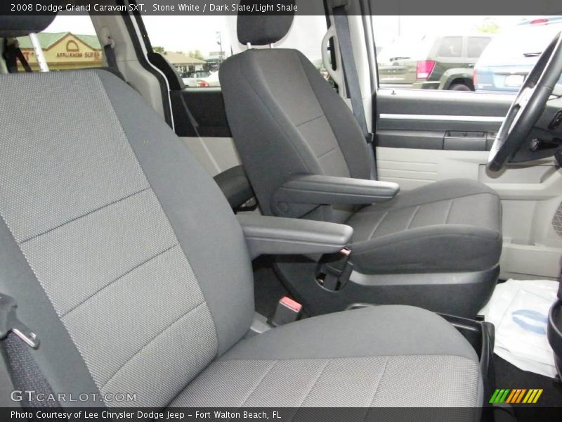 Stone White / Dark Slate/Light Shale 2008 Dodge Grand Caravan SXT