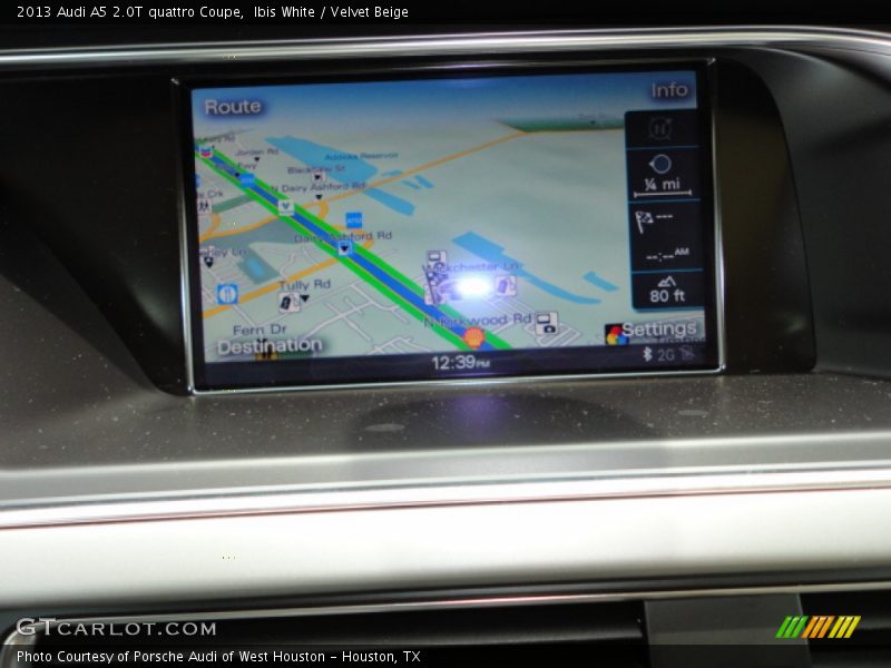 Navigation of 2013 A5 2.0T quattro Coupe