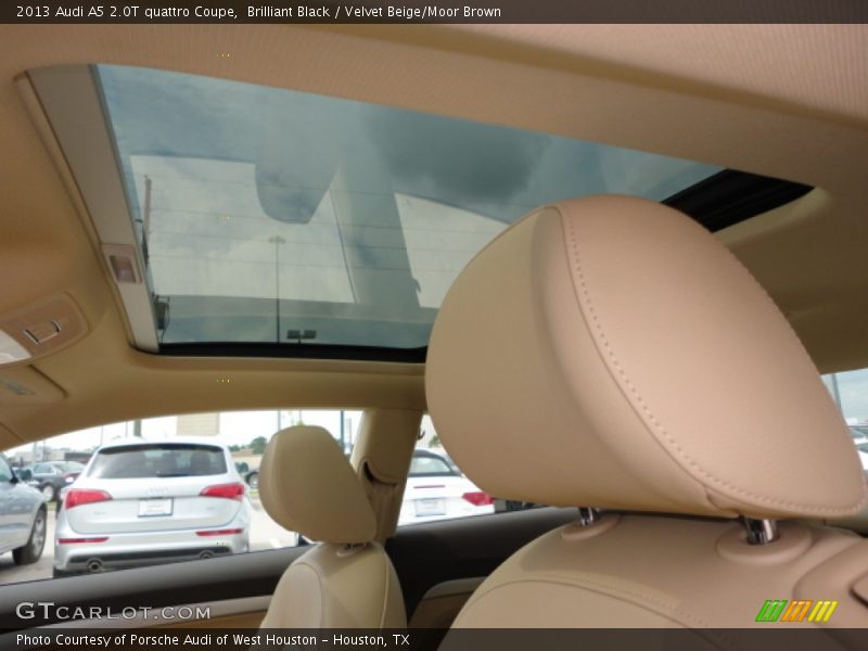 Brilliant Black / Velvet Beige/Moor Brown 2013 Audi A5 2.0T quattro Coupe