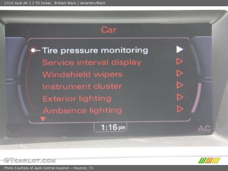 Brilliant Black / Amaretto/Black 2010 Audi A6 3.2 FSI Sedan