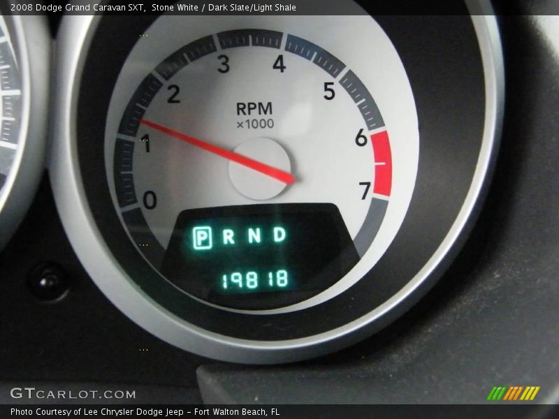 Stone White / Dark Slate/Light Shale 2008 Dodge Grand Caravan SXT