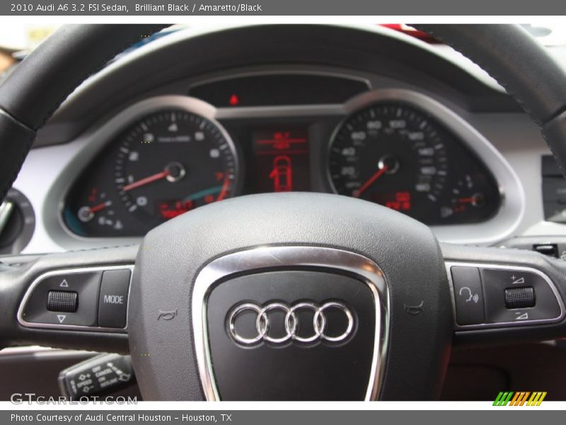 Brilliant Black / Amaretto/Black 2010 Audi A6 3.2 FSI Sedan