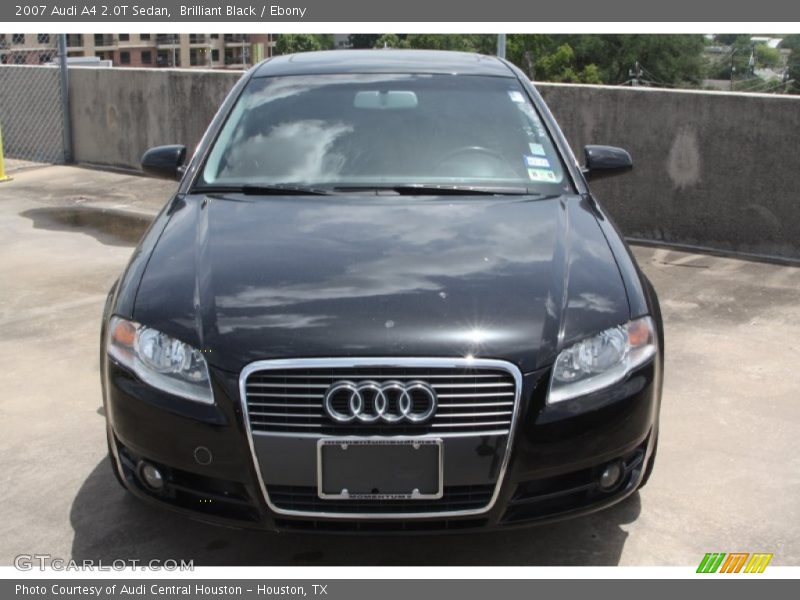 Brilliant Black / Ebony 2007 Audi A4 2.0T Sedan