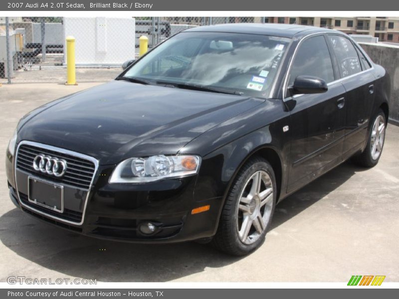 Brilliant Black / Ebony 2007 Audi A4 2.0T Sedan