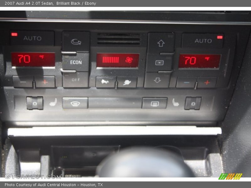 Brilliant Black / Ebony 2007 Audi A4 2.0T Sedan