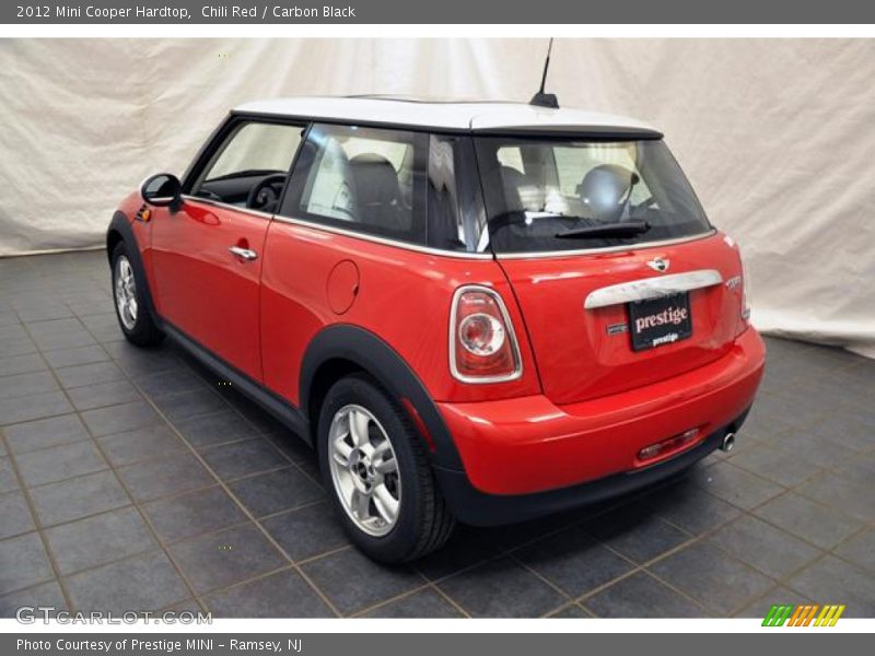 Chili Red / Carbon Black 2012 Mini Cooper Hardtop