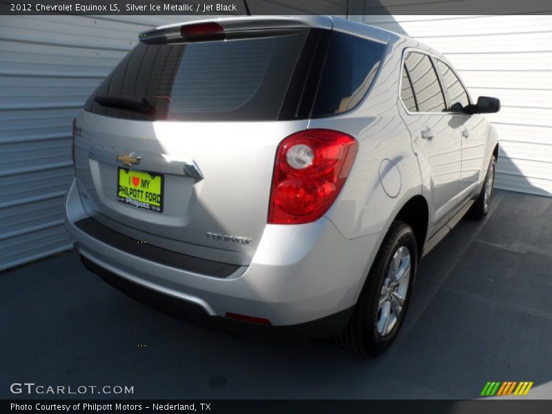 Silver Ice Metallic / Jet Black 2012 Chevrolet Equinox LS