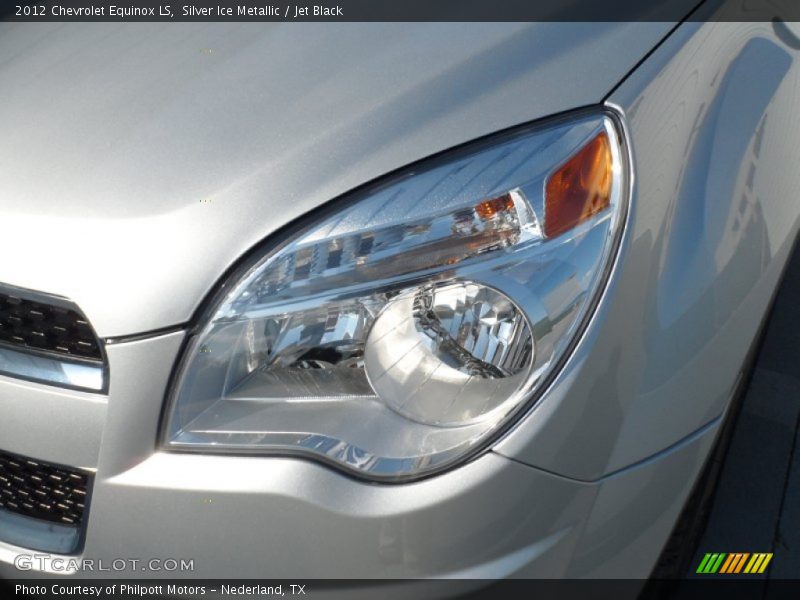 Silver Ice Metallic / Jet Black 2012 Chevrolet Equinox LS