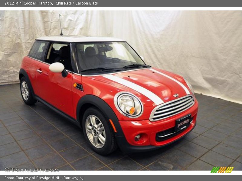 Chili Red / Carbon Black 2012 Mini Cooper Hardtop