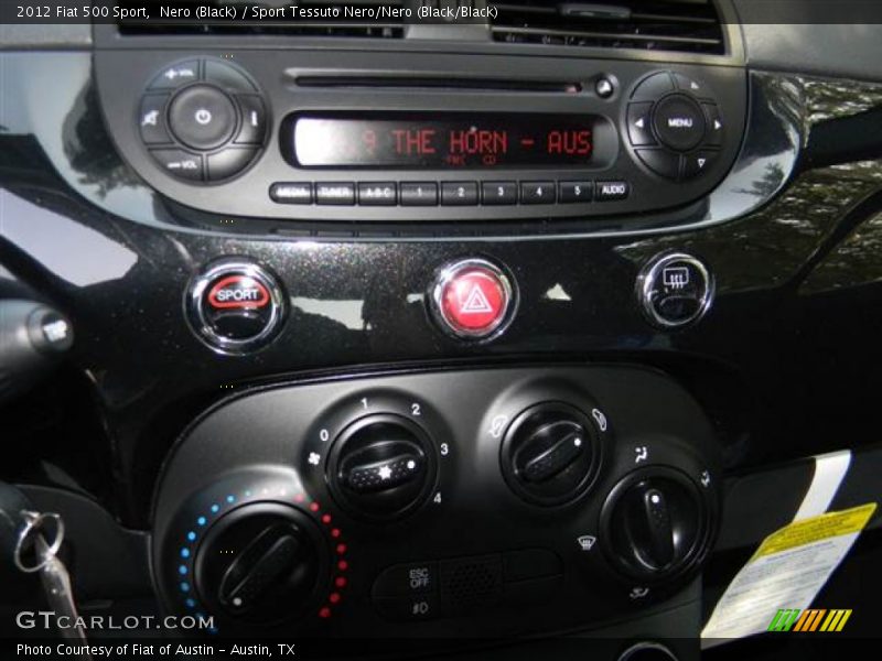 Controls of 2012 500 Sport