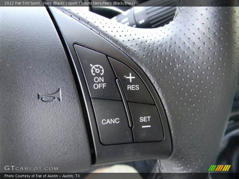 Controls of 2012 500 Sport