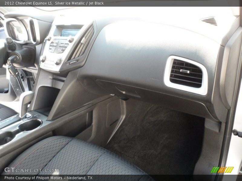 Silver Ice Metallic / Jet Black 2012 Chevrolet Equinox LS
