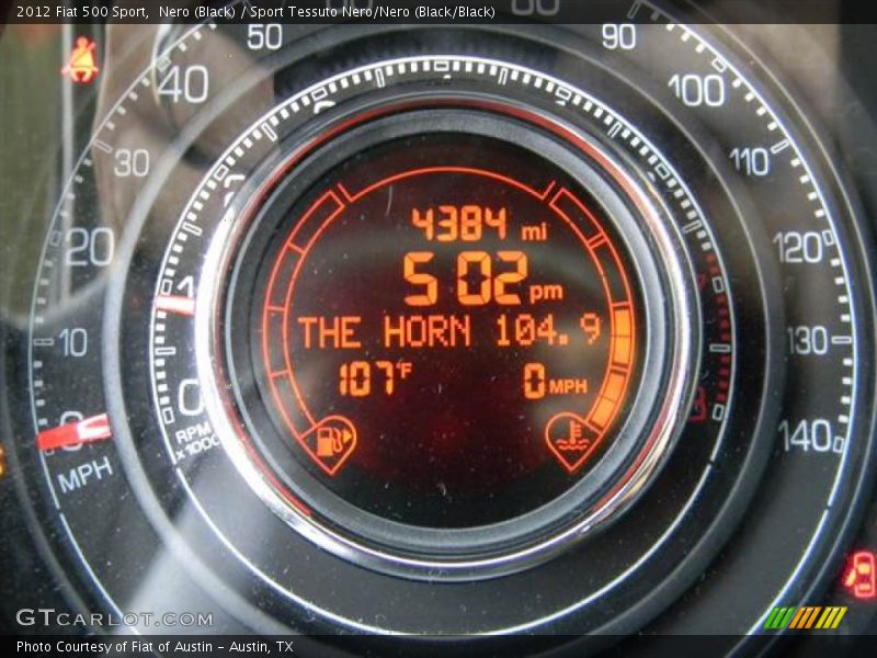  2012 500 Sport Sport Gauges
