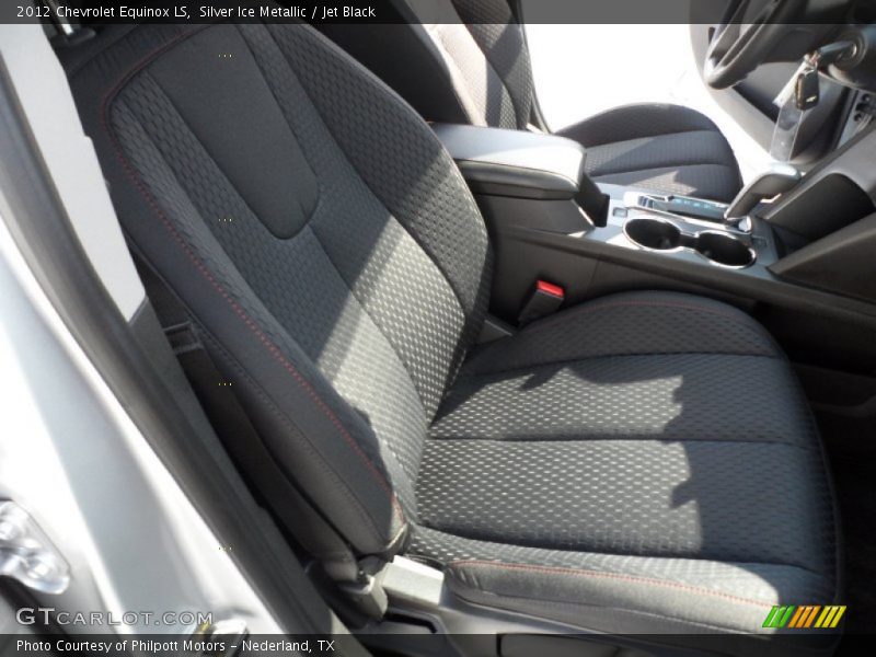 Silver Ice Metallic / Jet Black 2012 Chevrolet Equinox LS
