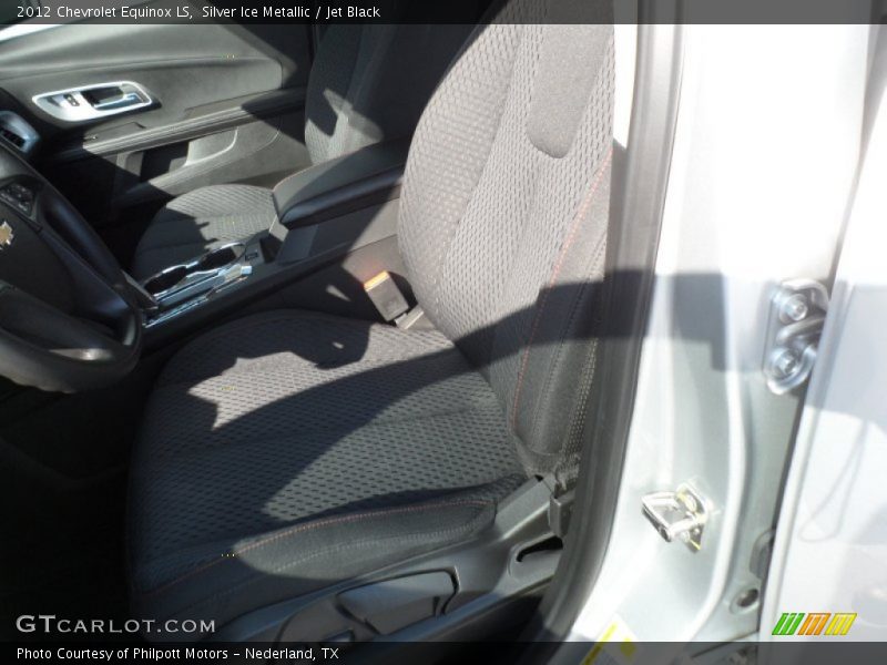 Silver Ice Metallic / Jet Black 2012 Chevrolet Equinox LS