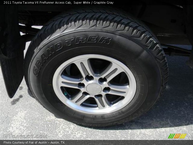 Super White / Graphite Gray 2011 Toyota Tacoma V6 PreRunner Access Cab