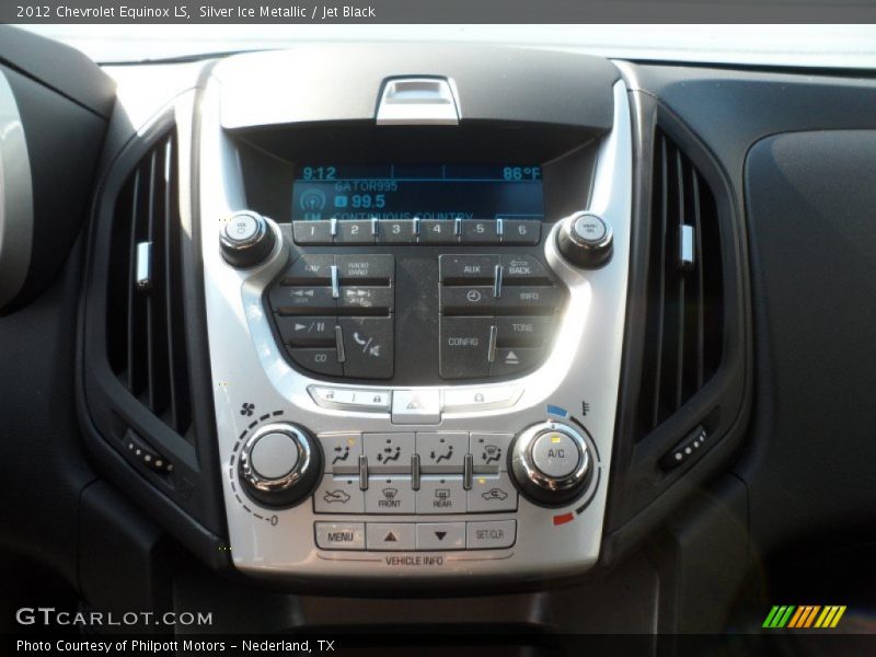 Silver Ice Metallic / Jet Black 2012 Chevrolet Equinox LS