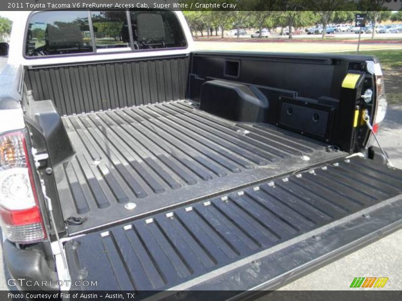 Super White / Graphite Gray 2011 Toyota Tacoma V6 PreRunner Access Cab