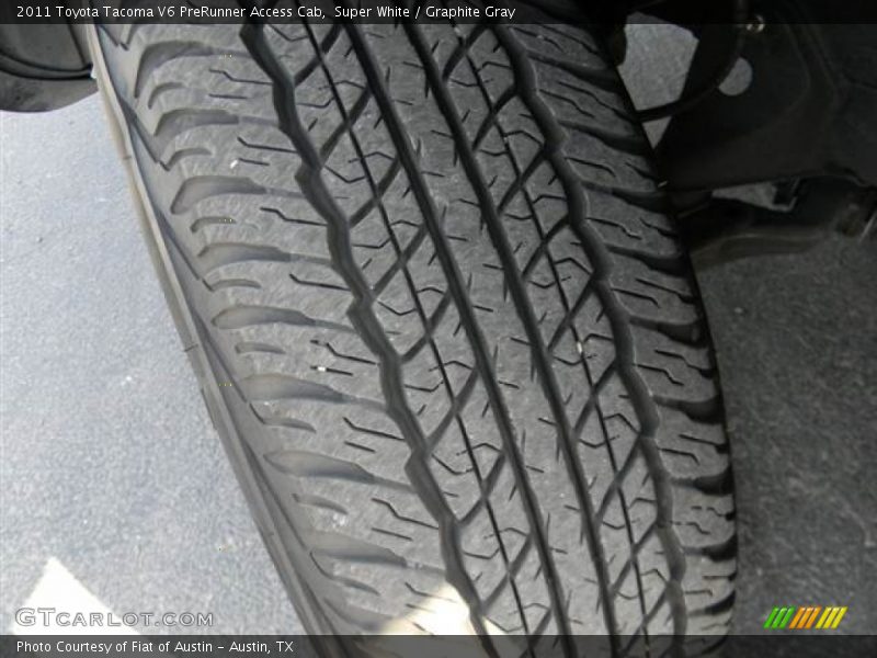 Super White / Graphite Gray 2011 Toyota Tacoma V6 PreRunner Access Cab