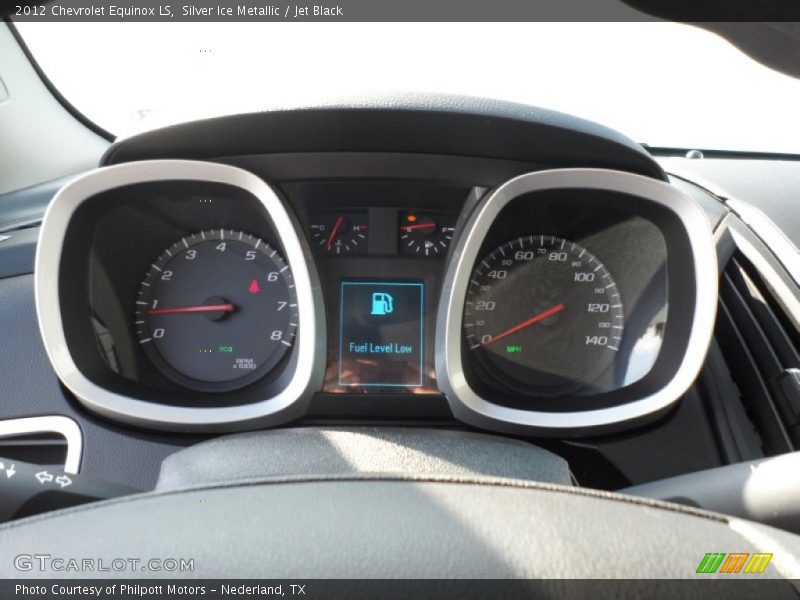 Silver Ice Metallic / Jet Black 2012 Chevrolet Equinox LS