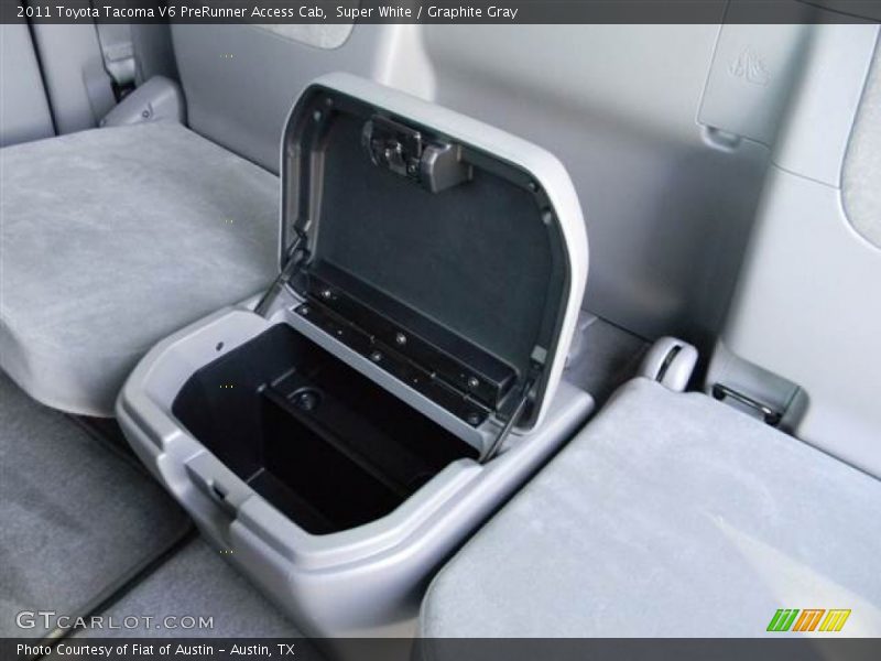 Super White / Graphite Gray 2011 Toyota Tacoma V6 PreRunner Access Cab