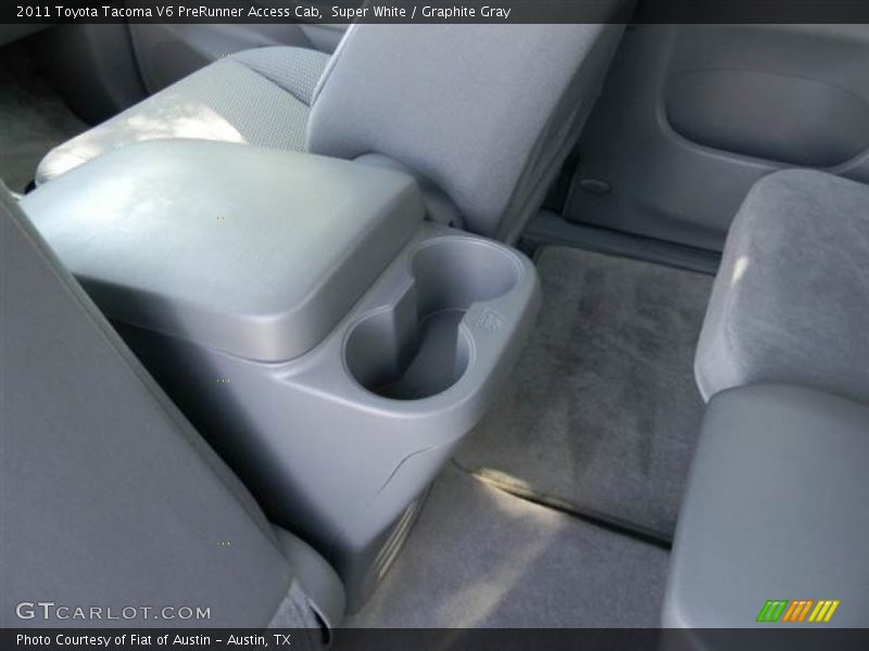 Super White / Graphite Gray 2011 Toyota Tacoma V6 PreRunner Access Cab