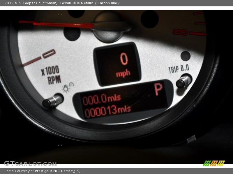 Cosmic Blue Metallic / Carbon Black 2012 Mini Cooper Countryman