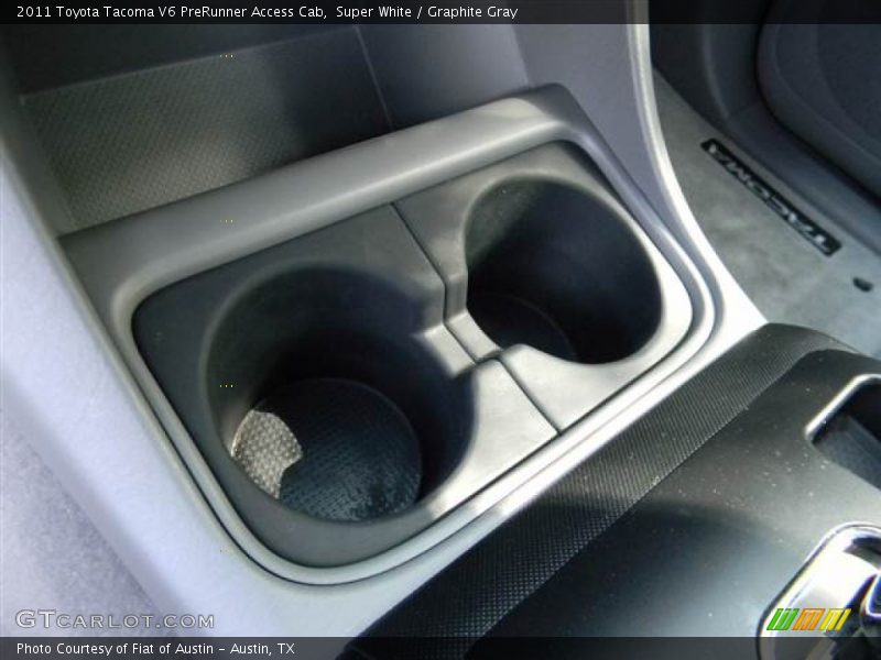 Super White / Graphite Gray 2011 Toyota Tacoma V6 PreRunner Access Cab