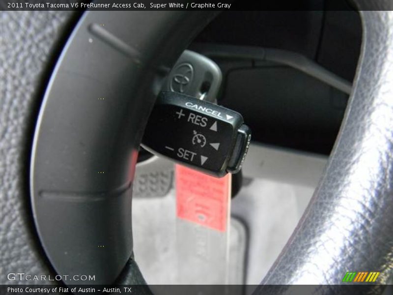 Super White / Graphite Gray 2011 Toyota Tacoma V6 PreRunner Access Cab