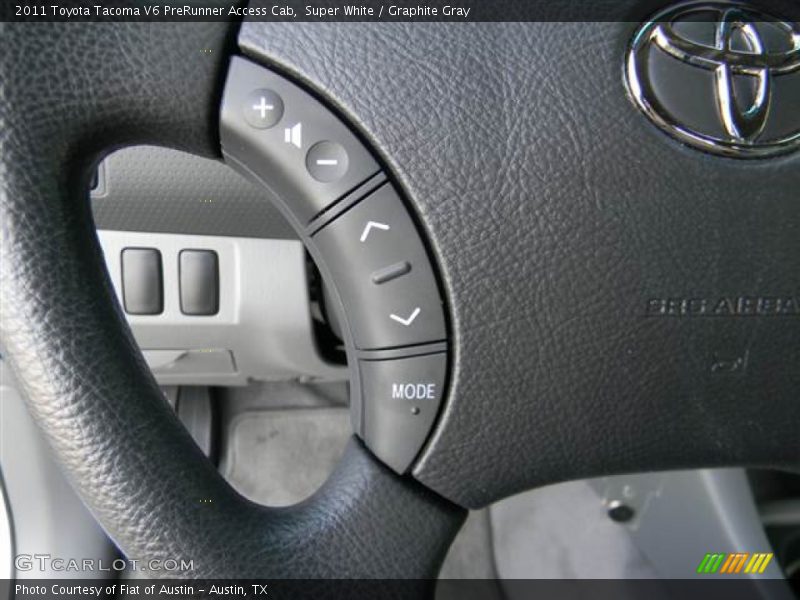 Super White / Graphite Gray 2011 Toyota Tacoma V6 PreRunner Access Cab