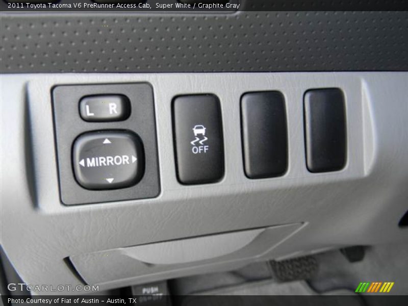 Super White / Graphite Gray 2011 Toyota Tacoma V6 PreRunner Access Cab