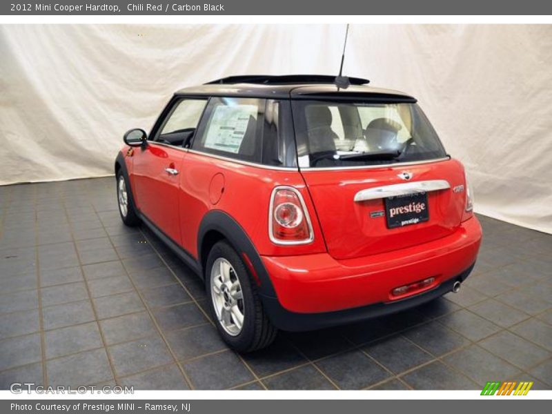 Chili Red / Carbon Black 2012 Mini Cooper Hardtop