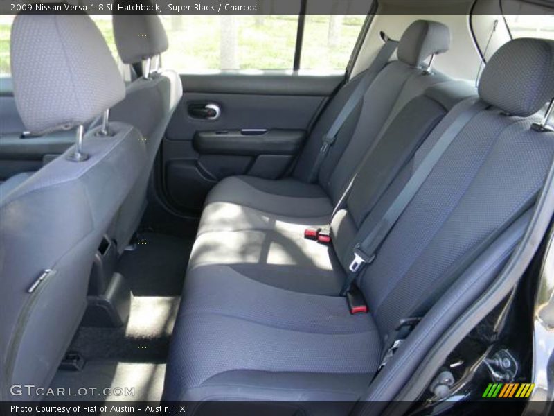 Super Black / Charcoal 2009 Nissan Versa 1.8 SL Hatchback