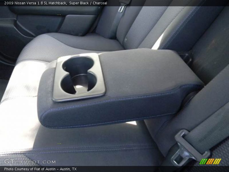 Super Black / Charcoal 2009 Nissan Versa 1.8 SL Hatchback