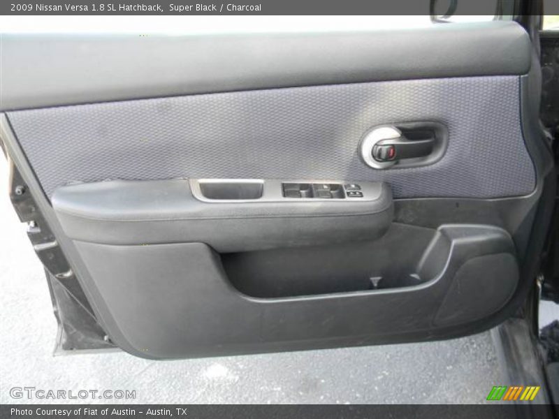 Super Black / Charcoal 2009 Nissan Versa 1.8 SL Hatchback