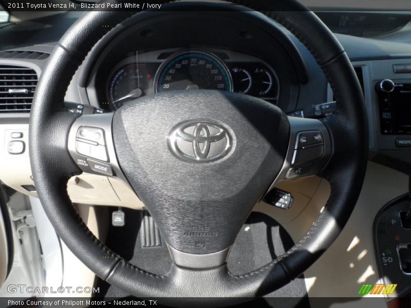 Blizzard Pearl White / Ivory 2011 Toyota Venza I4