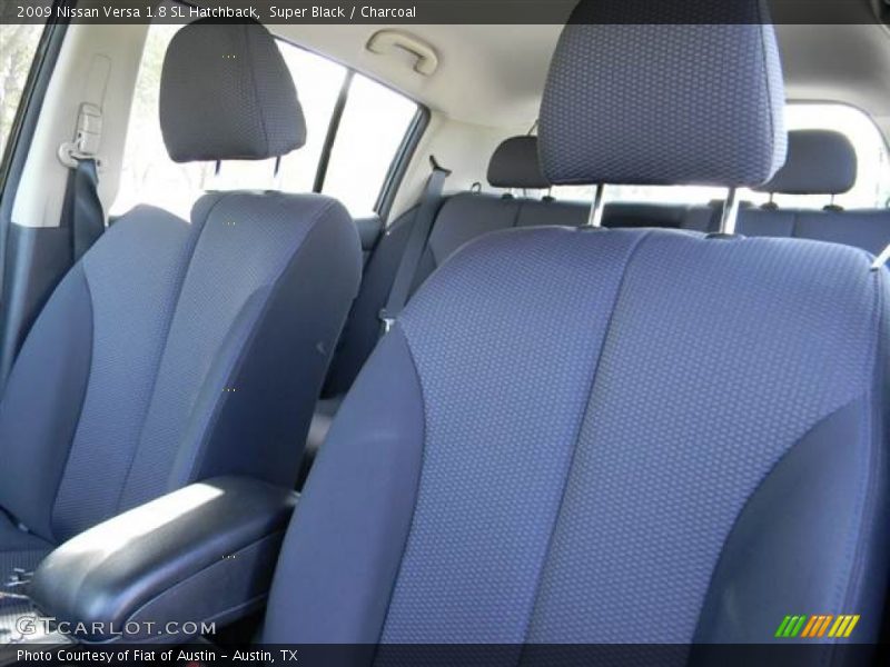 Super Black / Charcoal 2009 Nissan Versa 1.8 SL Hatchback